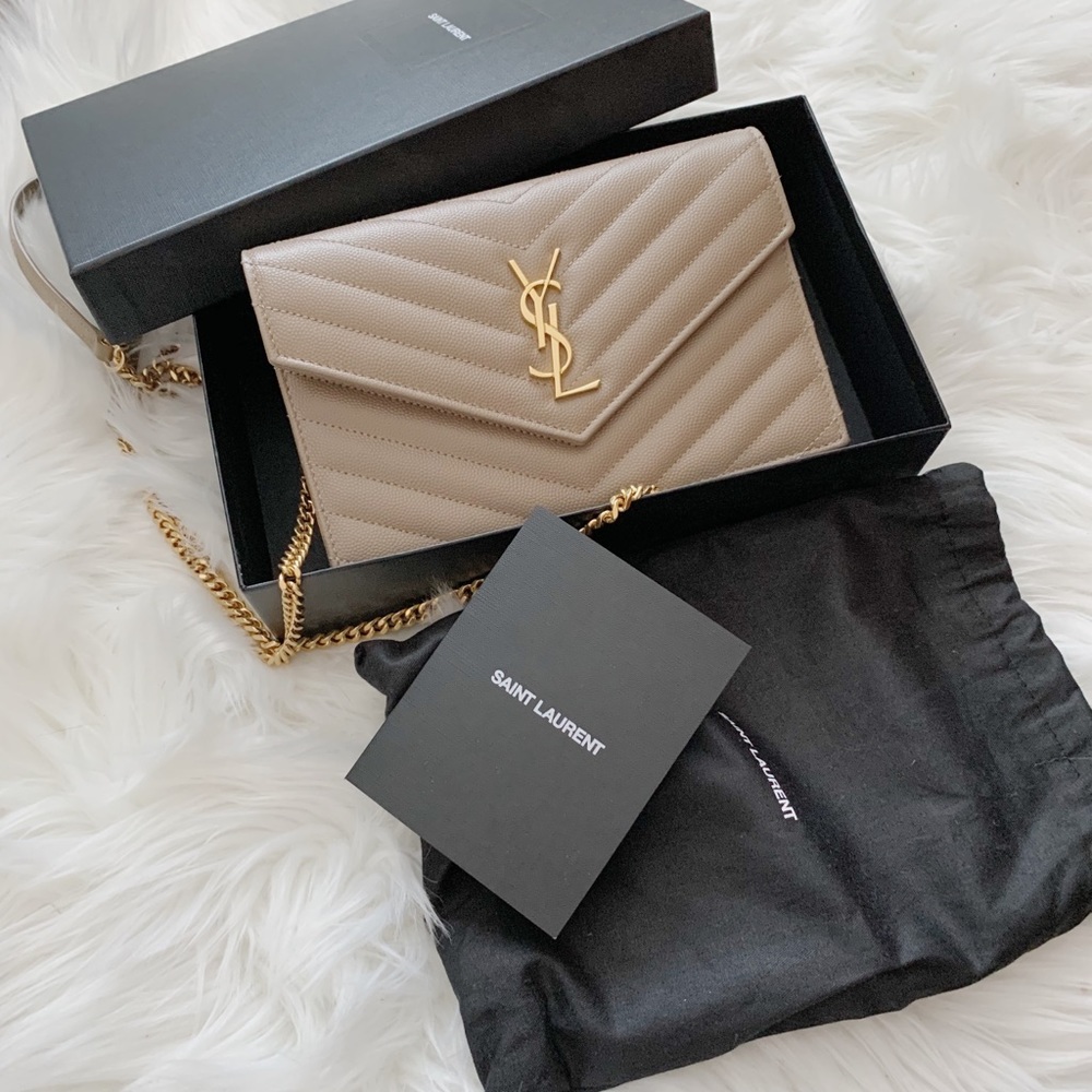 SOLD ON IG Saint Laurent Small Wallet on Chain